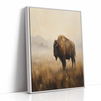 Bison in the Amber Haze