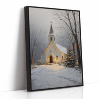 Silent Night Blesses Country Chapel