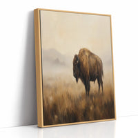 Bison in the Amber Haze