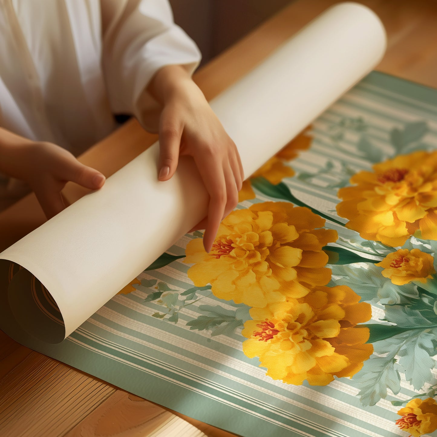 Marigolds on a Tuesday Morning
