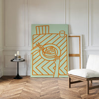 Morning Pancakes Meet Mint Lines