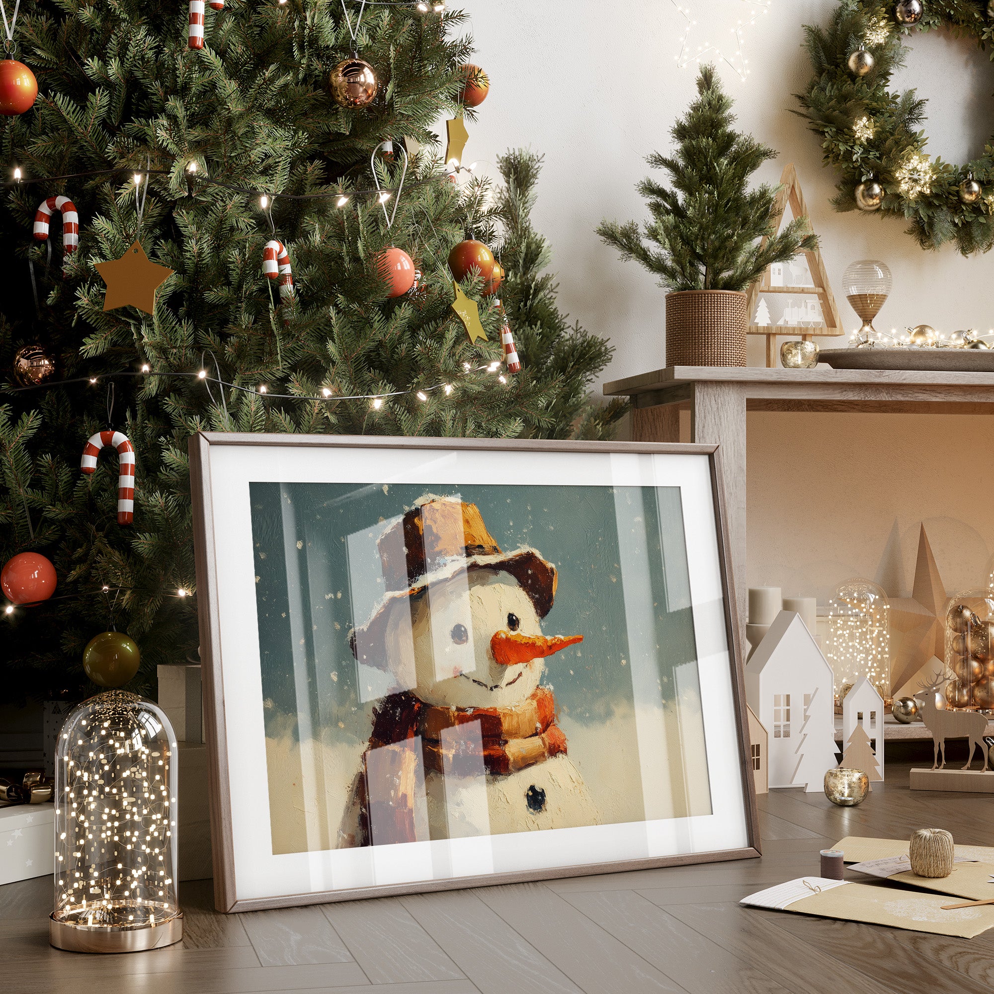 Frosty Wears His Favorite Hat