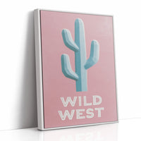 Cacti Beneath Cotton Candy Skies