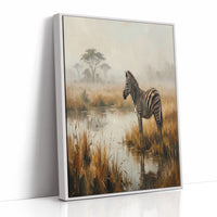 Zebra at the Waterhole