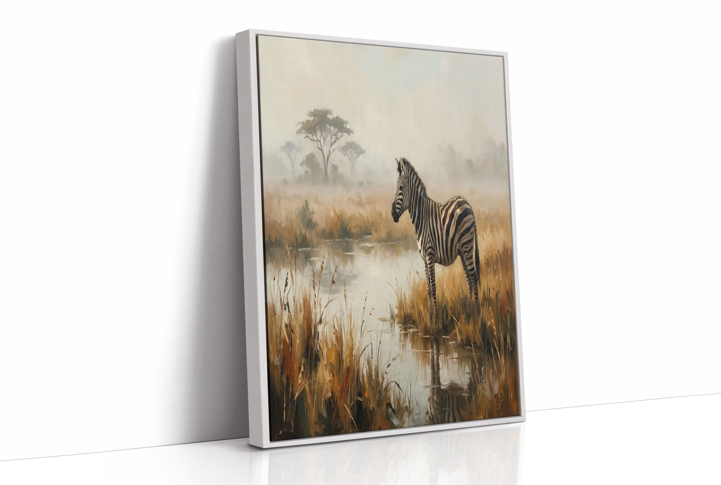 Zebra at the Waterhole