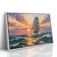 Tall Ship, Setting Sun