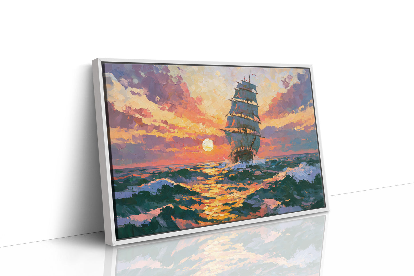 Tall Ship, Setting Sun