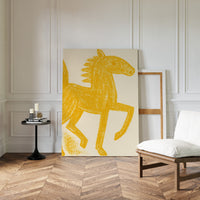 Wild Mustang In Golden Light