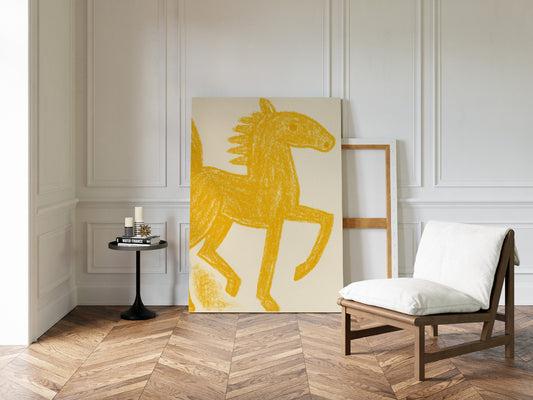 Wild Mustang In Golden Light