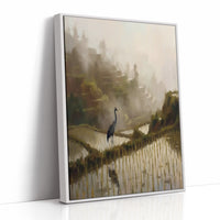Crane Among the Terraces
