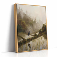 Crane Among the Terraces