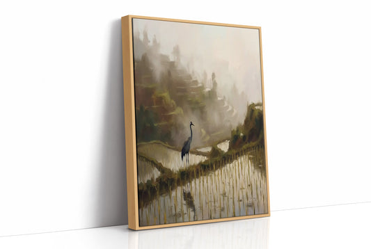 Crane Among the Terraces