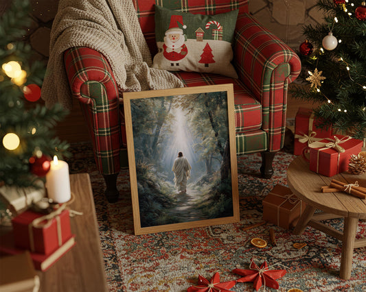 Light Guides The Forest Path