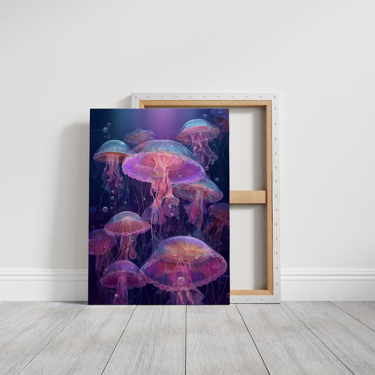 Deep Ocean Ballet In Neon Light