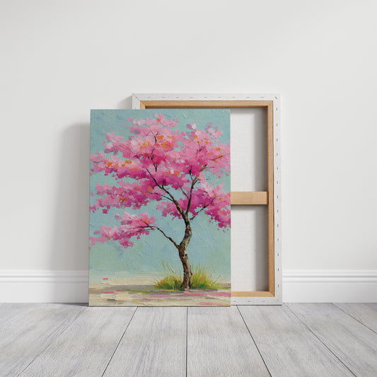 Cherry Blossoms Dance In Spring Wind