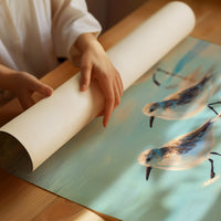 Shoreline Trio At Morning Tide