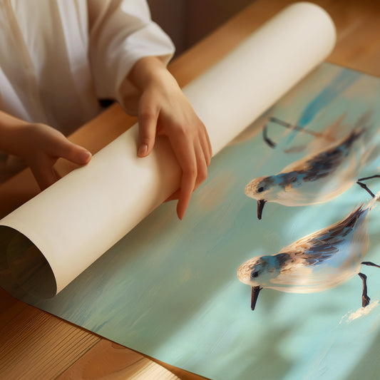 Shoreline Trio At Morning Tide