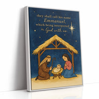 Starlit Manger Under Midnight Blue