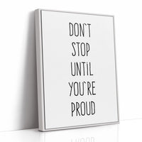 Don’t Stop Until Proud