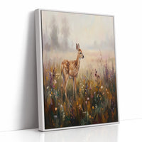 Fawn in the Wildflowers