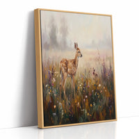 Fawn in the Wildflowers