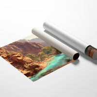 Turquoise Waters Meet Desert Walls