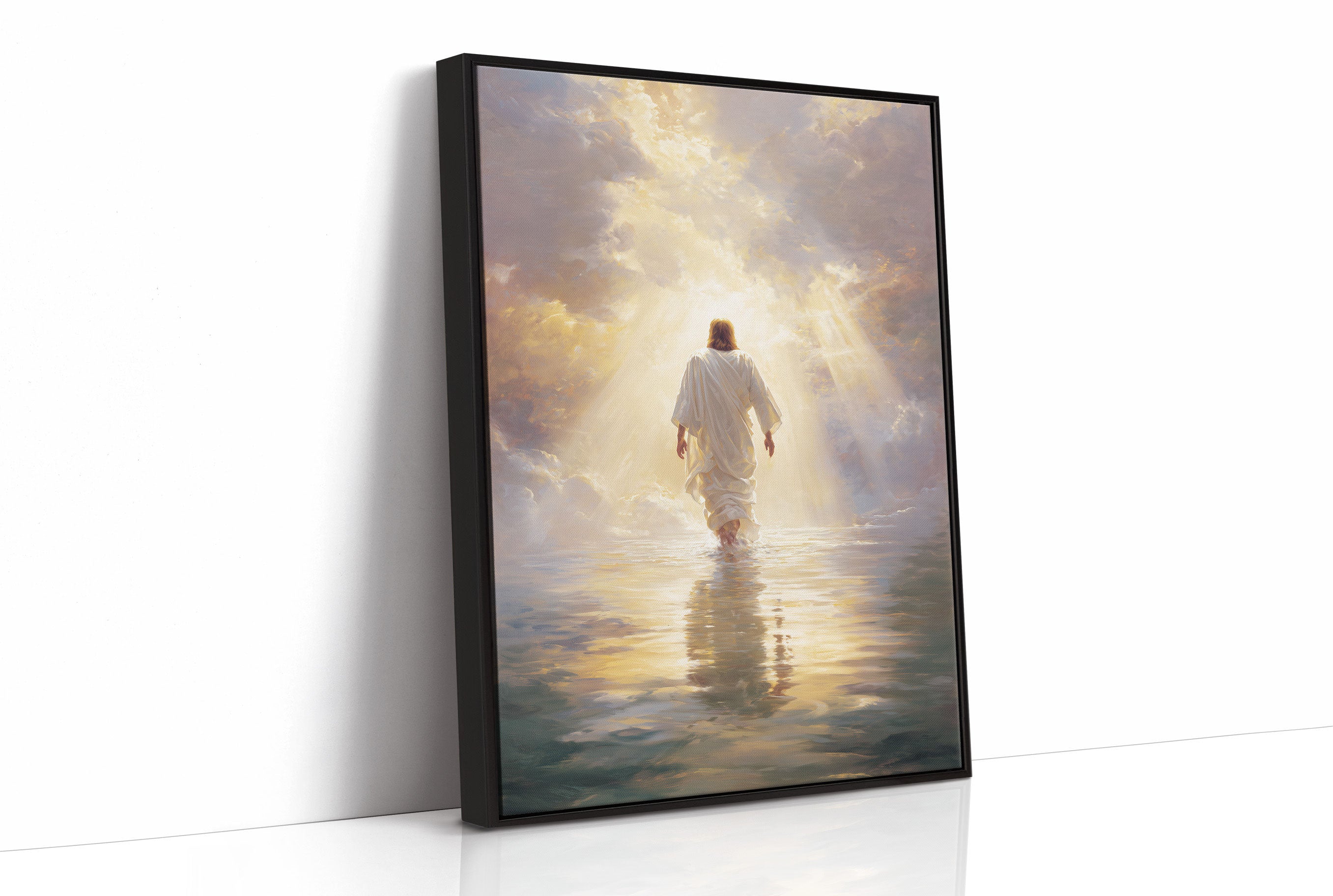 Light Breaks Through Sacred Waters