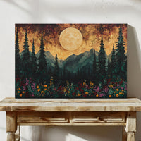 Alpine Meadows Catch Moonlight's Gold