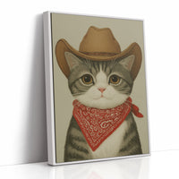 Sunset Ranch Cat Tips His Hat