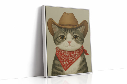 Sunset Ranch Cat Tips His Hat