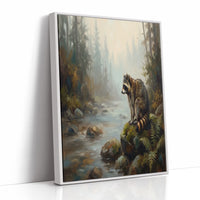 Raccoon by the Rapids