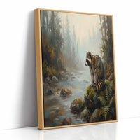 Raccoon by the Rapids