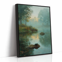 Turtle's Rest In Morning Mist