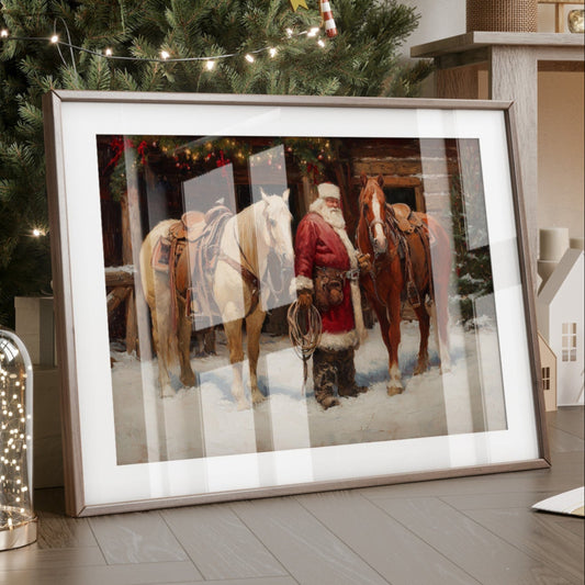 Ranch Horses Share Christmas Eve Magic