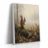 Squirrel Among the Acorns