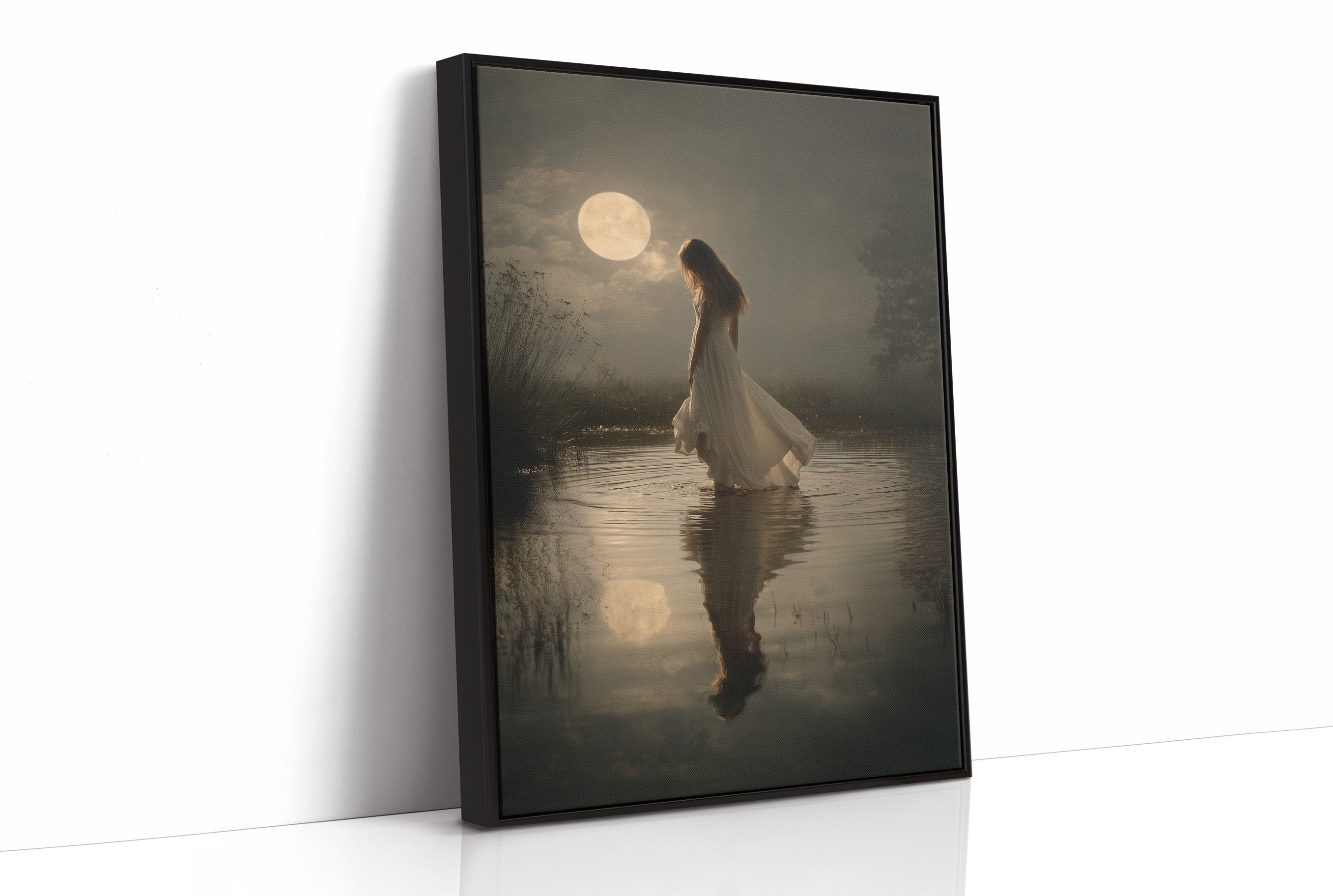 Moonlit Waters Carry Her Dreams