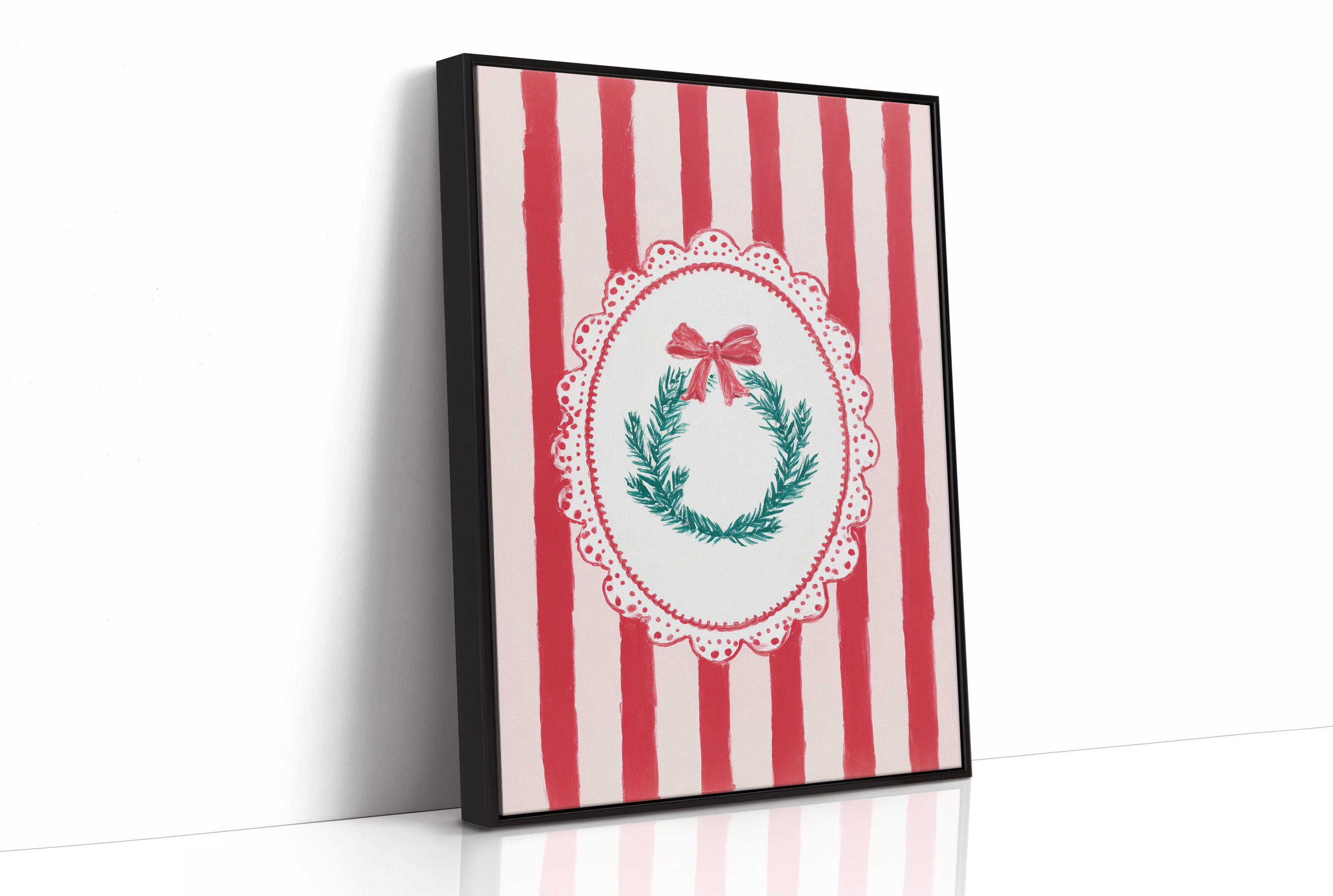 Peppermint Wreaths And Christmas Dreams