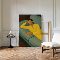Sunlit Moments On Turquoise Velvet