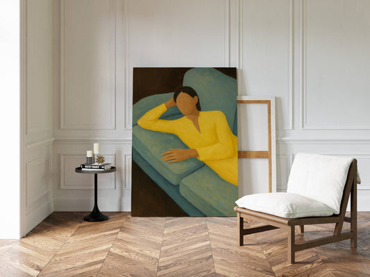 Sunlit Moments On Turquoise Velvet