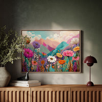 Mountain Meadows Bloom In Candy Colors