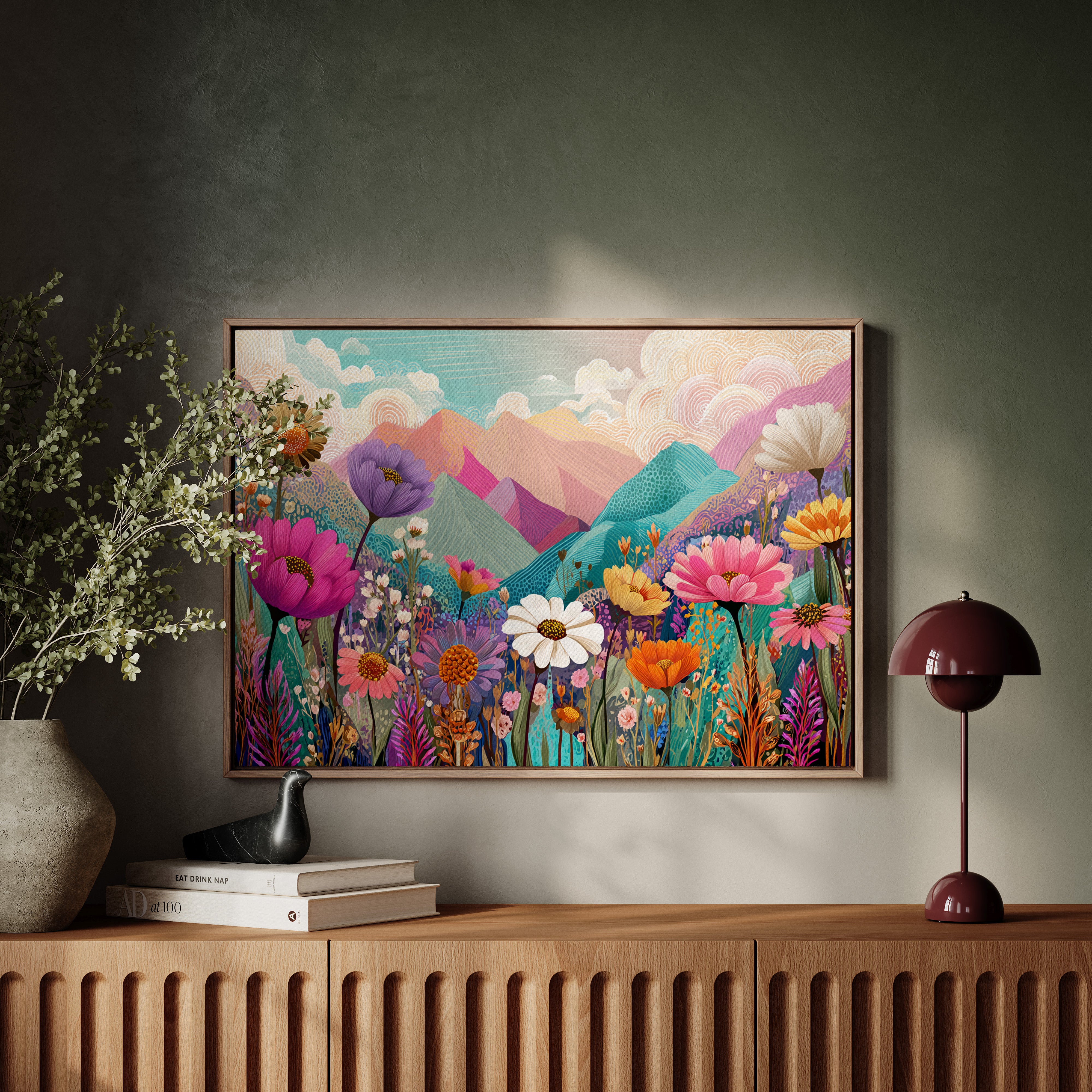 Mountain Meadows Bloom In Candy Colors
