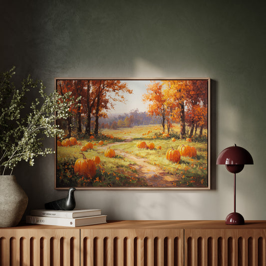 Path Through Autumn's Harvest