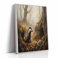 Badger at the Root Den