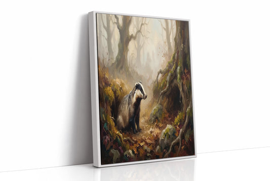 Badger at the Root Den