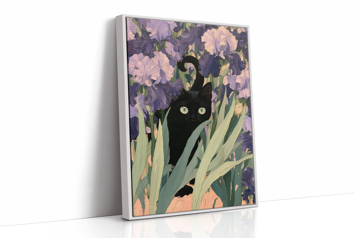 Hide and Seek Among the Irises