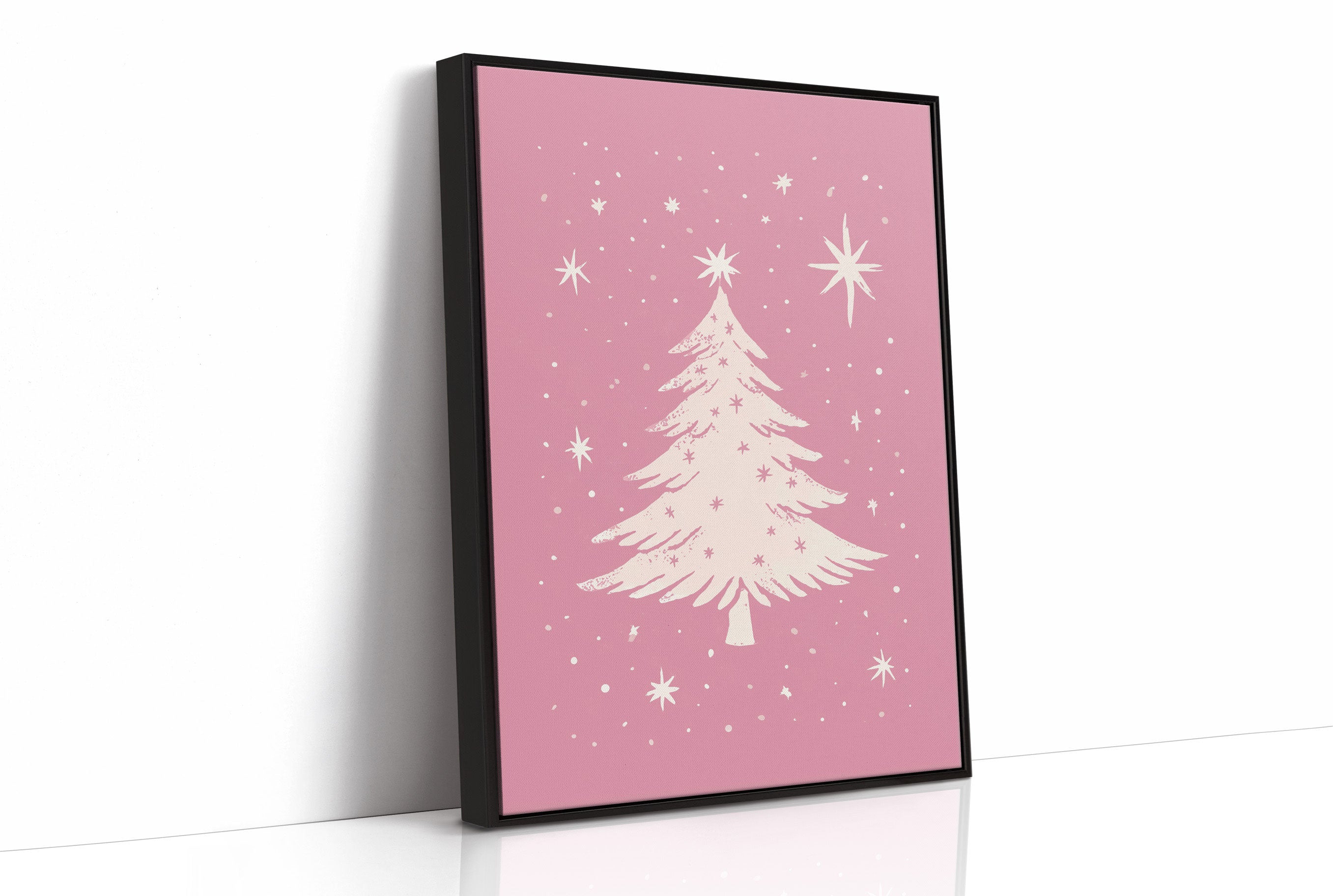 Snow Stars Dance On Rose Night