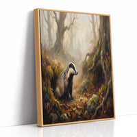 Badger at the Root Den