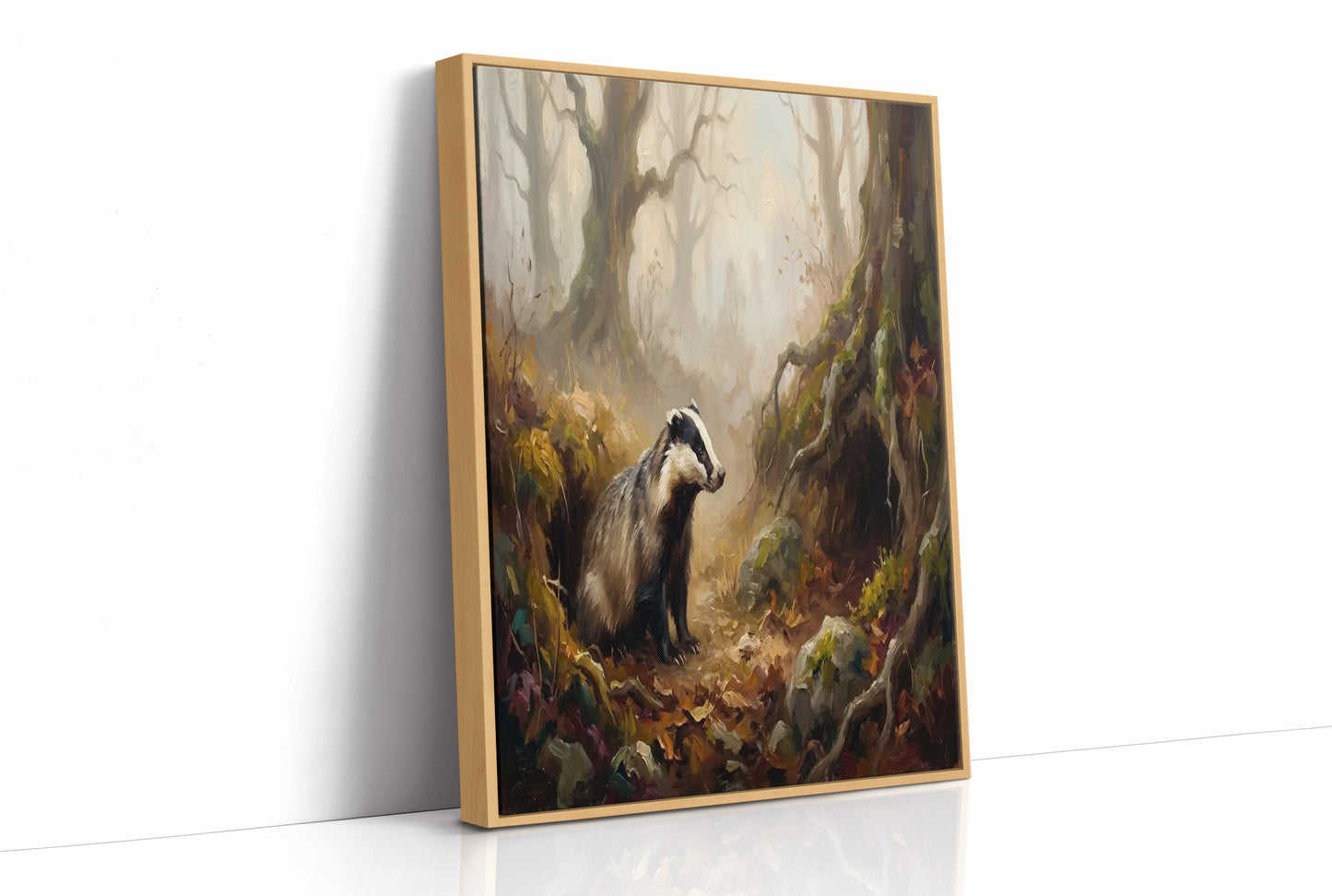 Badger at the Root Den