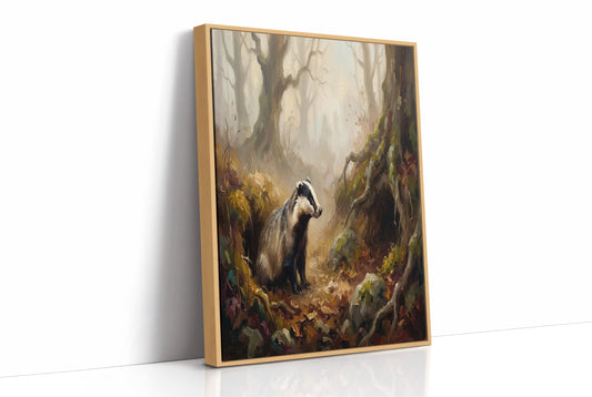 Badger at the Root Den