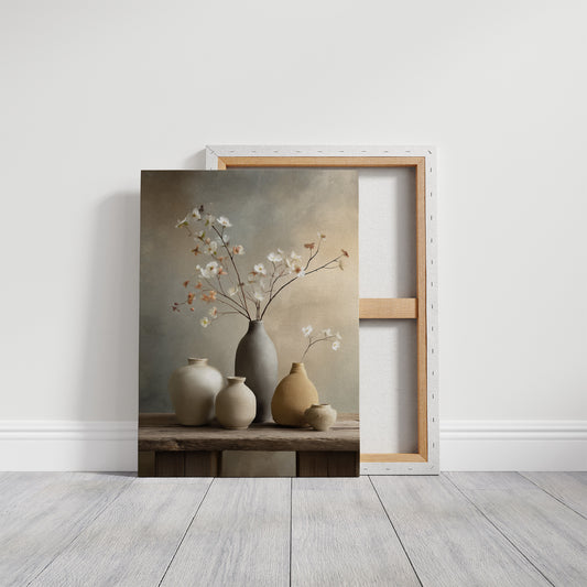 Delicate Blossoms Meet Modern Lines